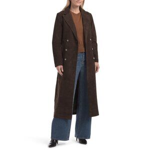 AVEC LES FILLES Burgundy Walker Coat